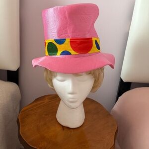 Clown Costume Top Hat, NWOT one size UNISEX